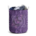 Purple Butterfly Spirit Laundry Basket Australian Epilepsy Awareness - Aussie Hoodie