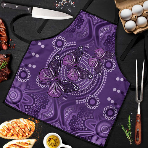 Purple Butterfly Spirit Apron Australian Epilepsy Awareness - Aussie Hoodie