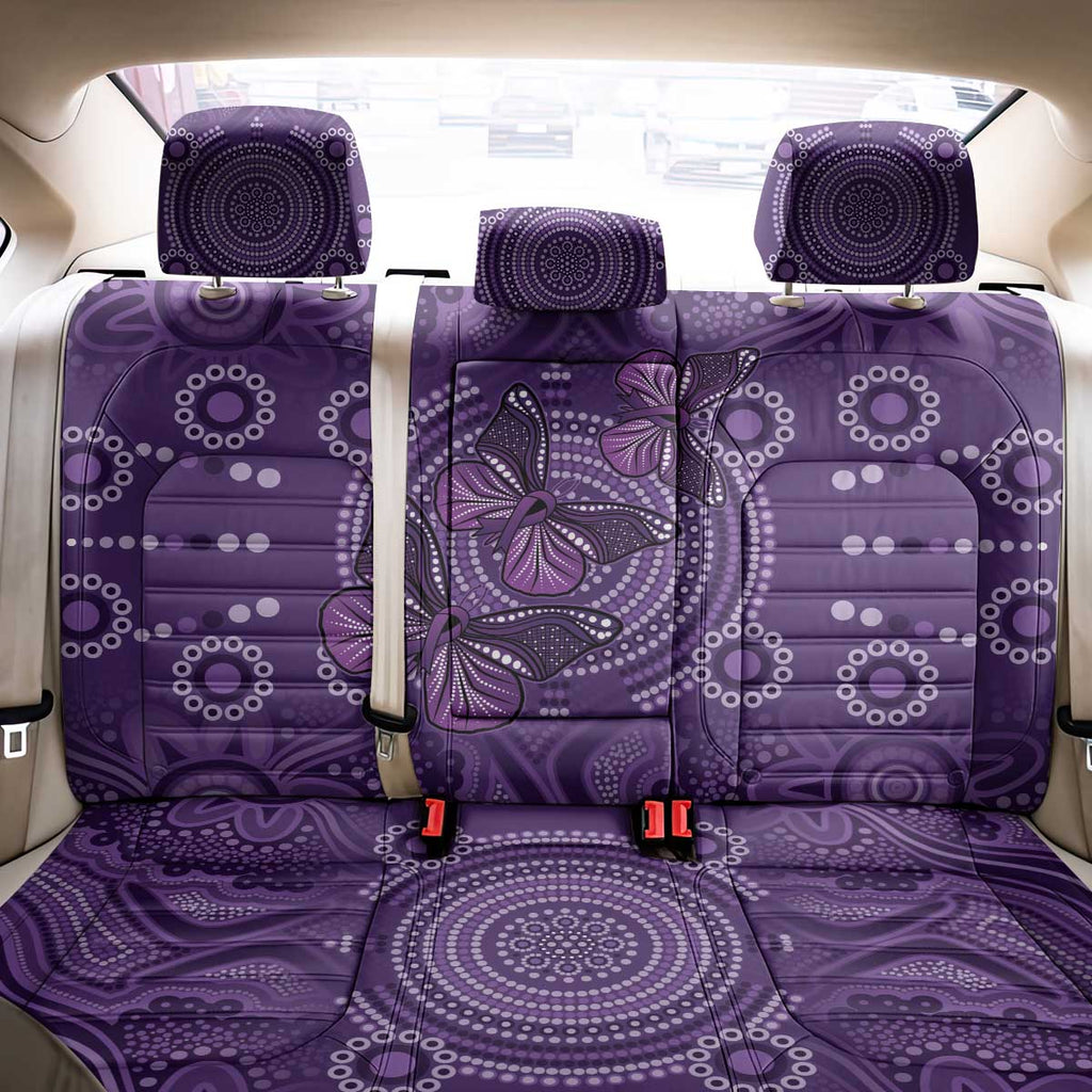 Purple Butterfly Spirit Back Car Seat Cover Australian Epilepsy Awareness - Aussie Hoodie
