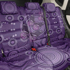 Purple Butterfly Spirit Back Car Seat Cover Australian Epilepsy Awareness - Aussie Hoodie