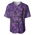 Purple Butterfly Spirit Baseball Jersey Australian Epilepsy Awareness - Aussie Hoodie