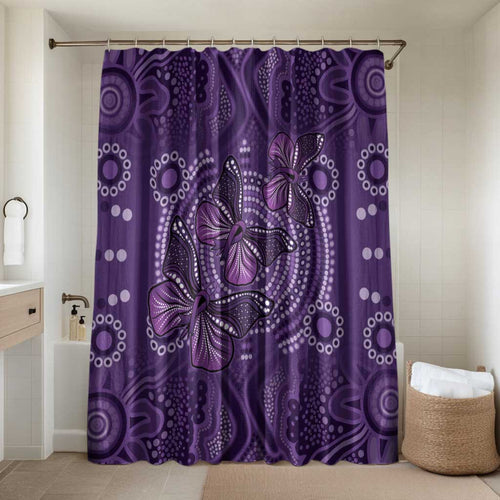 Purple Butterfly Spirit Bathroom Set Australian Epilepsy Awareness - Aussie Hoodie