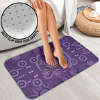 Purple Butterfly Spirit Bathroom Set Australian Epilepsy Awareness - Aussie Hoodie