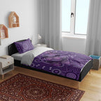 Purple Butterfly Spirit Bedding Set Australian Epilepsy Awareness - Aussie Hoodie