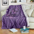 Purple Butterfly Spirit Blanket Australian Epilepsy Awareness - Aussie Hoodie