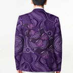 Purple Butterfly Spirit Blazer Australian Epilepsy Awareness - Aussie Hoodie
