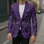 Purple Butterfly Spirit Blazer Australian Epilepsy Awareness - Aussie Hoodie