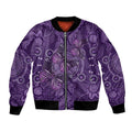 Purple Butterfly Spirit Bomber Jacket Australian Epilepsy Awareness - Aussie Hoodie