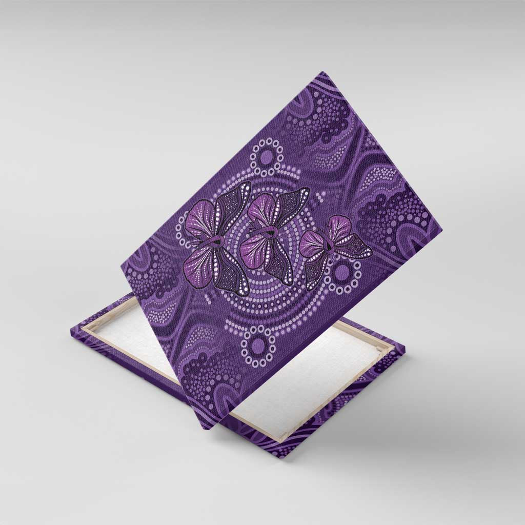 Purple Butterfly Spirit Canvas Wall Art Australian Epilepsy Awareness - Aussie Hoodie