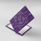 Purple Butterfly Spirit Canvas Wall Art Australian Epilepsy Awareness - Aussie Hoodie
