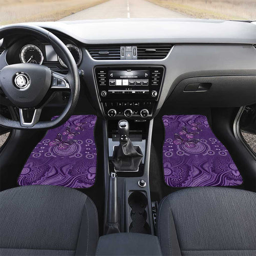 Purple Butterfly Spirit Car Mats Australian Epilepsy Awareness - Aussie Hoodie