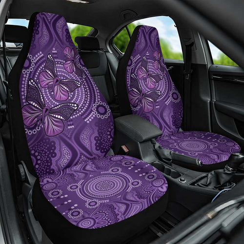 Purple Butterfly Spirit Car Seat Cover Australian Epilepsy Awareness - Aussie Hoodie