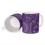 Purple Butterfly Spirit Ceramic Mug Australian Epilepsy Awareness - Aussie Hoodie
