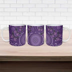 Purple Butterfly Spirit Ceramic Mug Australian Epilepsy Awareness - Aussie Hoodie