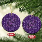 Purple Butterfly Spirit Ceramic Ornament Australian Epilepsy Awareness - Aussie Hoodie