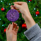 Purple Butterfly Spirit Ceramic Ornament Australian Epilepsy Awareness - Aussie Hoodie