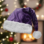 Purple Butterfly Spirit Christmas Santa Hat Australian Epilepsy Awareness - Aussie Hoodie