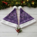 Purple Butterfly Spirit Christmas Santa Hat Australian Epilepsy Awareness - Aussie Hoodie