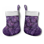 Purple Butterfly Spirit Christmas Stocking Australian Epilepsy Awareness - Aussie Hoodie