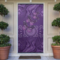Purple Butterfly Spirit Door Cover Australian Epilepsy Awareness - Aussie Hoodie