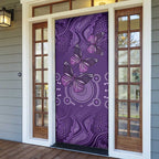 Purple Butterfly Spirit Door Cover Australian Epilepsy Awareness - Aussie Hoodie