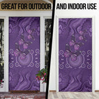 Purple Butterfly Spirit Door Cover Australian Epilepsy Awareness - Aussie Hoodie