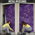 Purple Butterfly Spirit Door Cover Australian Epilepsy Awareness - Aussie Hoodie