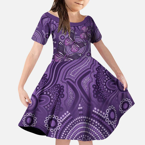 Purple Butterfly Spirit Family Matching Mermaid Dress and Hawaiian Shirt Australian Epilepsy Awareness - Aussie Hoodie