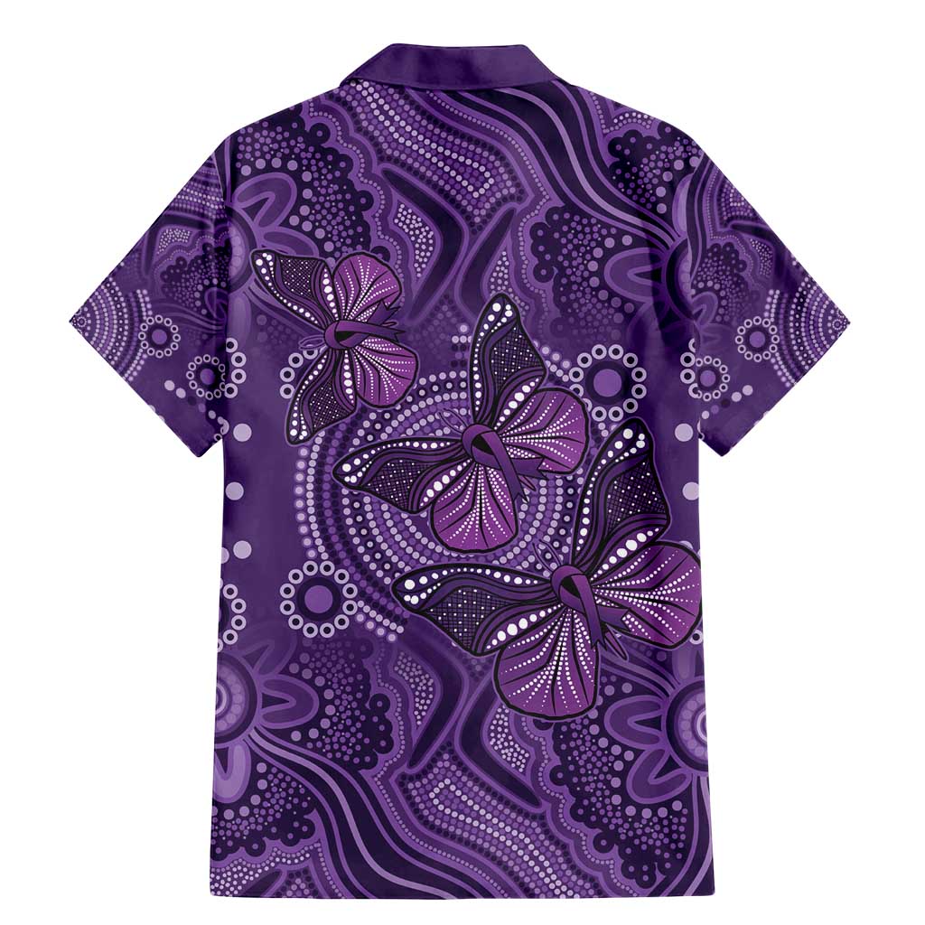 Purple Butterfly Spirit Family Matching Mermaid Dress and Hawaiian Shirt Australian Epilepsy Awareness - Aussie Hoodie