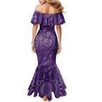 Purple Butterfly Spirit Family Matching Mermaid Dress and Hawaiian Shirt Australian Epilepsy Awareness - Aussie Hoodie