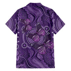 Purple Butterfly Spirit Family Matching Off Shoulder Short Dress and Hawaiian Shirt Australian Epilepsy Awareness - Aussie Hoodie