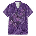 Purple Butterfly Spirit Family Matching Puletasi and Hawaiian Shirt Australian Epilepsy Awareness - Aussie Hoodie