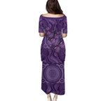 Purple Butterfly Spirit Family Matching Puletasi and Hawaiian Shirt Australian Epilepsy Awareness - Aussie Hoodie