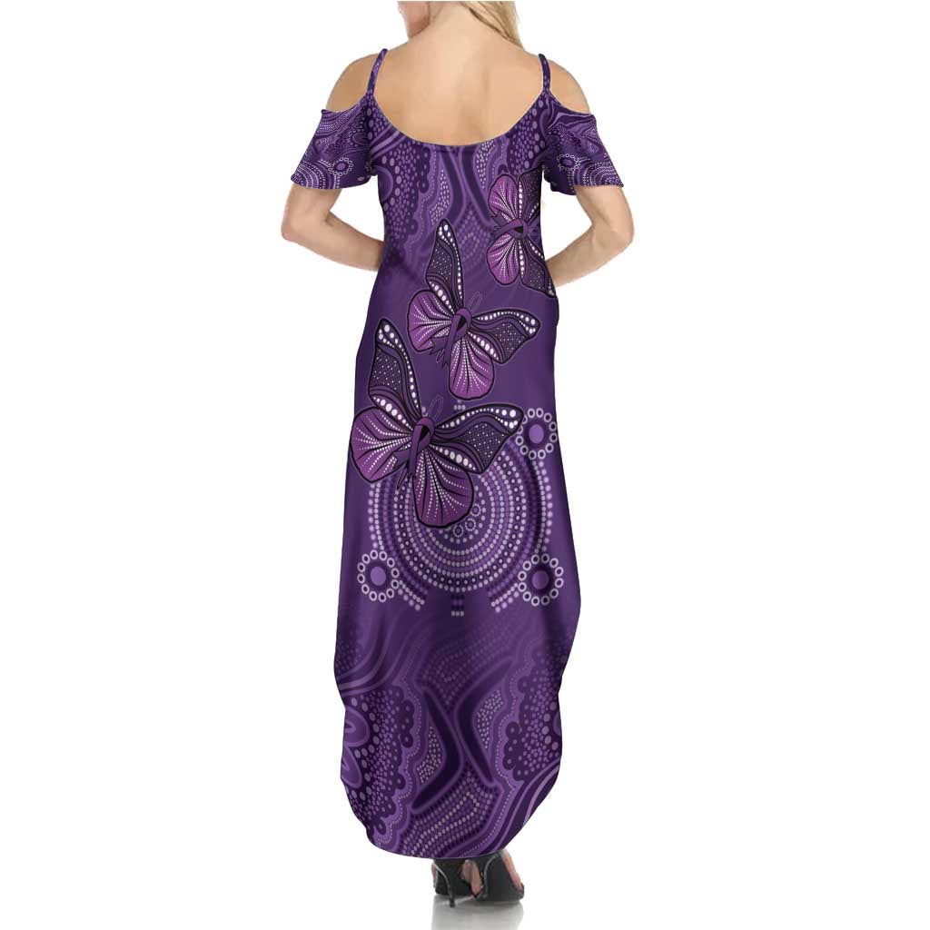Purple Butterfly Spirit Family Matching Summer Maxi Dress and Hawaiian Shirt Australian Epilepsy Awareness - Aussie Hoodie
