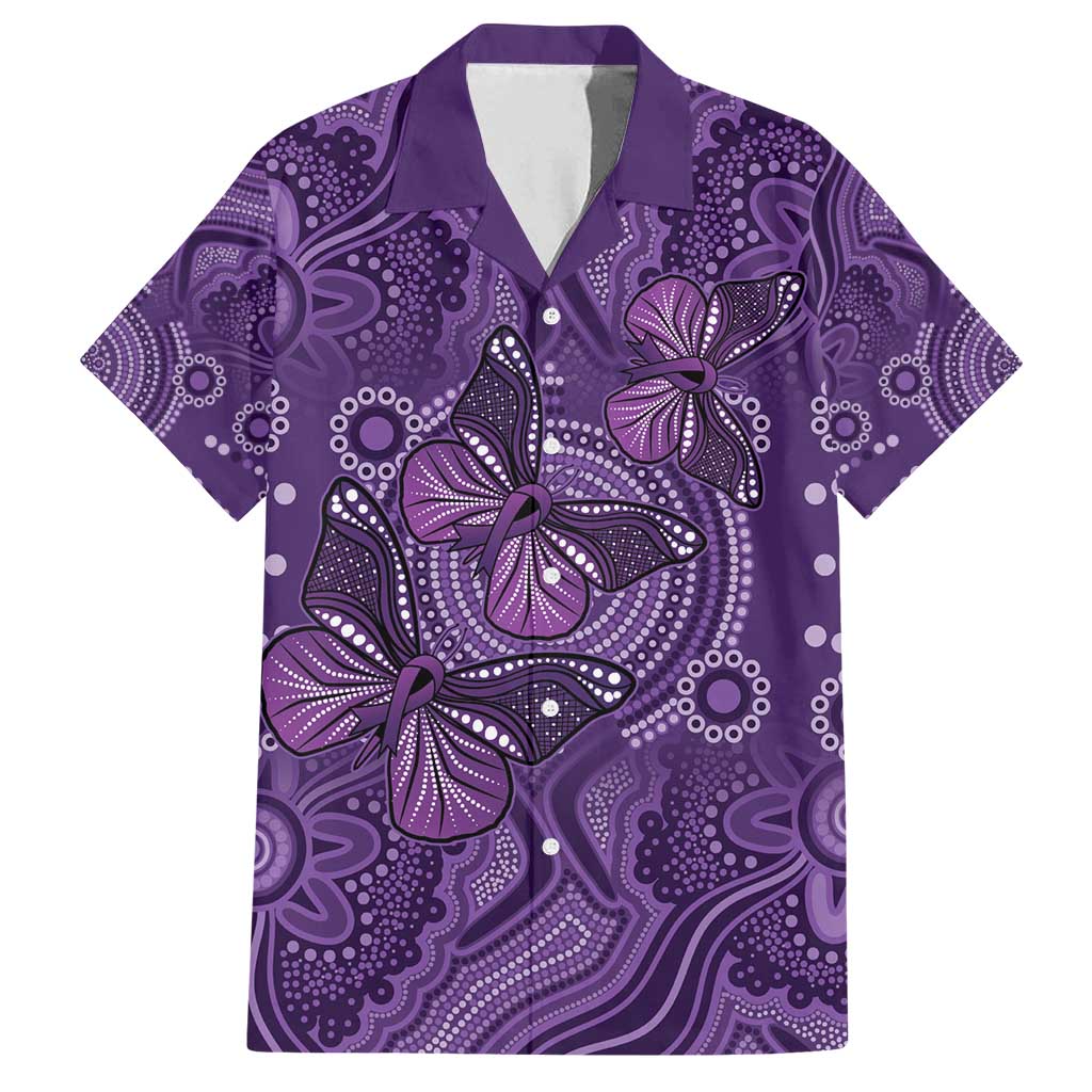 Purple Butterfly Spirit Family Matching Tank Maxi Dress and Hawaiian Shirt Australian Epilepsy Awareness - Aussie Hoodie