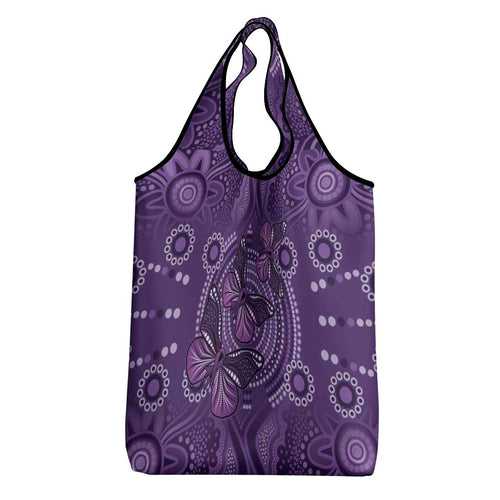Purple Butterfly Spirit Grocery Bag Australian Epilepsy Awareness - Aussie Hoodie