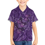 Purple Butterfly Spirit Hawaiian Shirt Australian Epilepsy Awareness - Aussie Hoodie