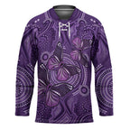 Purple Butterfly Spirit Hockey Jersey Australian Epilepsy Awareness - Aussie Hoodie