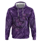 Purple Butterfly Spirit Hoodie Australian Epilepsy Awareness - Aussie Hoodie