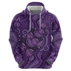 Purple Butterfly Spirit Hoodie Australian Epilepsy Awareness - Aussie Hoodie