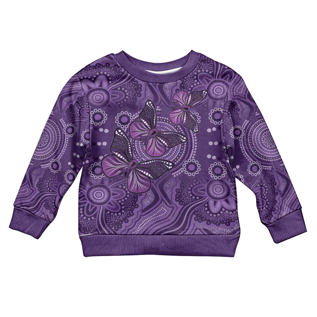 Purple Butterfly Spirit Kid Ugly Christmas Sweater Australian Epilepsy Awareness - Aussie Hoodie