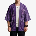 Purple Butterfly Spirit Kimono Australian Epilepsy Awareness - Aussie Hoodie