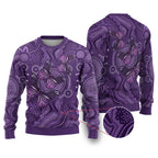 Purple Butterfly Spirit Ugly Christmas Sweater Australian Epilepsy Awareness - Aussie Hoodie