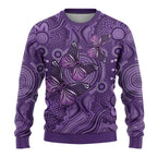 Purple Butterfly Spirit Ugly Christmas Sweater Australian Epilepsy Awareness - Aussie Hoodie
