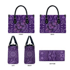 Purple Butterfly Spirit Leather Bag Australian Epilepsy Awareness - Aussie Hoodie