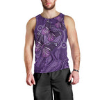Purple Butterfly Spirit Men Tank Top Australian Epilepsy Awareness - Aussie Hoodie