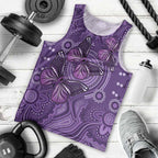 Purple Butterfly Spirit Men Tank Top Australian Epilepsy Awareness - Aussie Hoodie