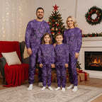 Purple Butterfly Spirit Christmas Pajama Set Australian Epilepsy Awareness - Aussie Hoodie