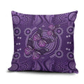 Purple Butterfly Spirit Pillow Cover Australian Epilepsy Awareness - Aussie Hoodie