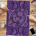 Purple Butterfly Spirit Puzzle Australian Epilepsy Awareness - Aussie Hoodie